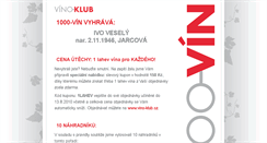 Desktop Screenshot of 1000-vin.vino-klub.cz
